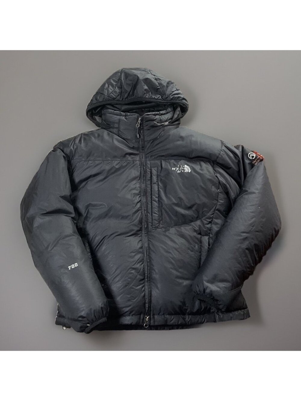 The North Face 700 Summit Series Black Goose Down Puffer Jacket Womenโs Med